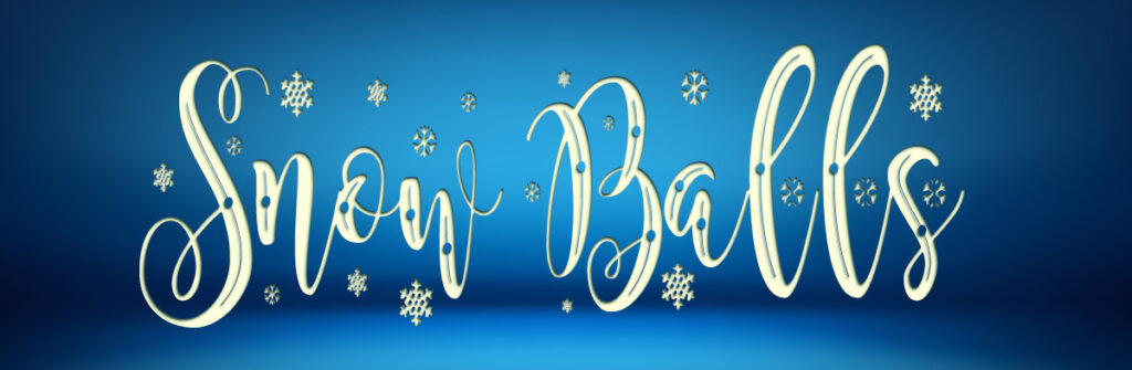 Las 10 mejores tipografías navideñas gratuitas 2025 - Ukume Vitoria-Gasteiz snow balls
