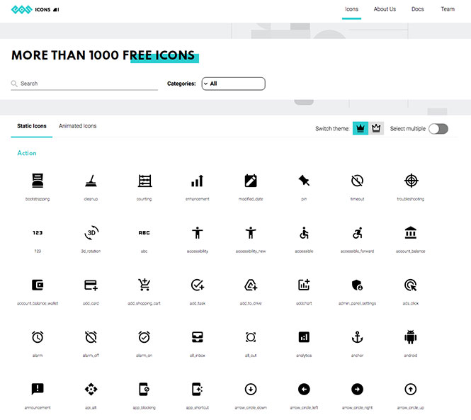 eos icons iconos