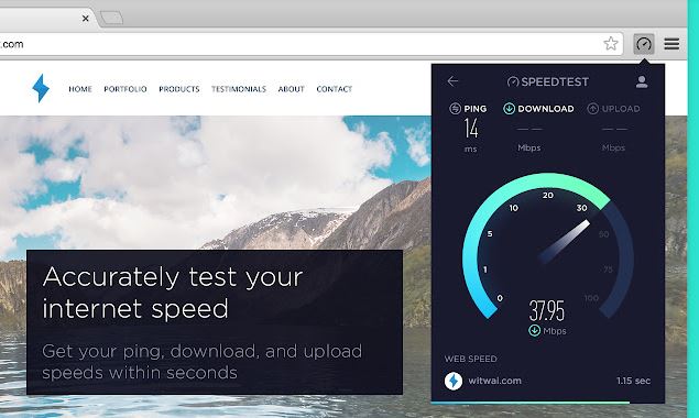 21 extensiones indispensables para Google Chrome que te ayudarán en tu día a día 2 imagen speed test para blog de ukume